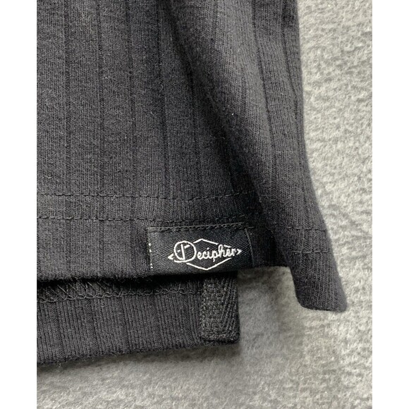 Men's Black Casual Button Down Shirt - Picture 10 of 13